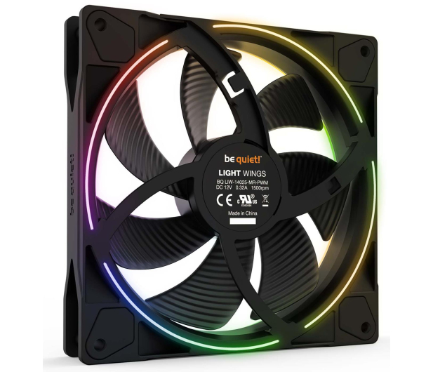 BE QUIET! Light Wings 140 PWM ARGB 140mm BL074 - 699447 - zdjęcie 3